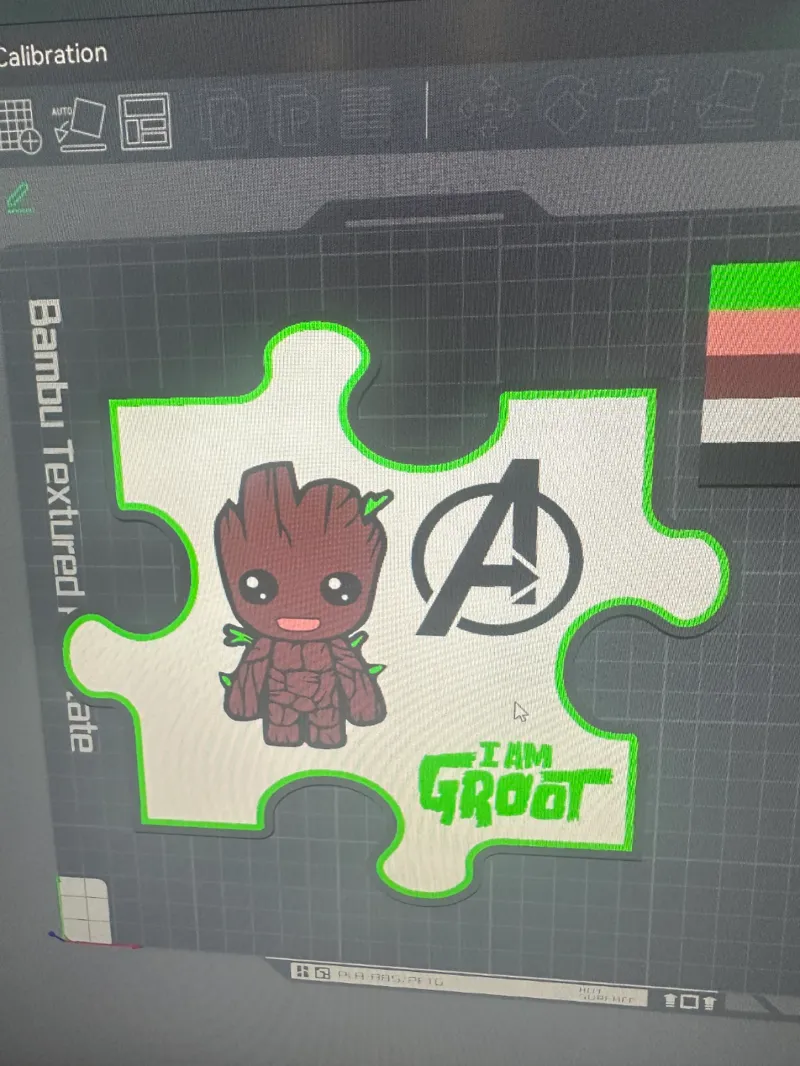I am Groot puzzle
