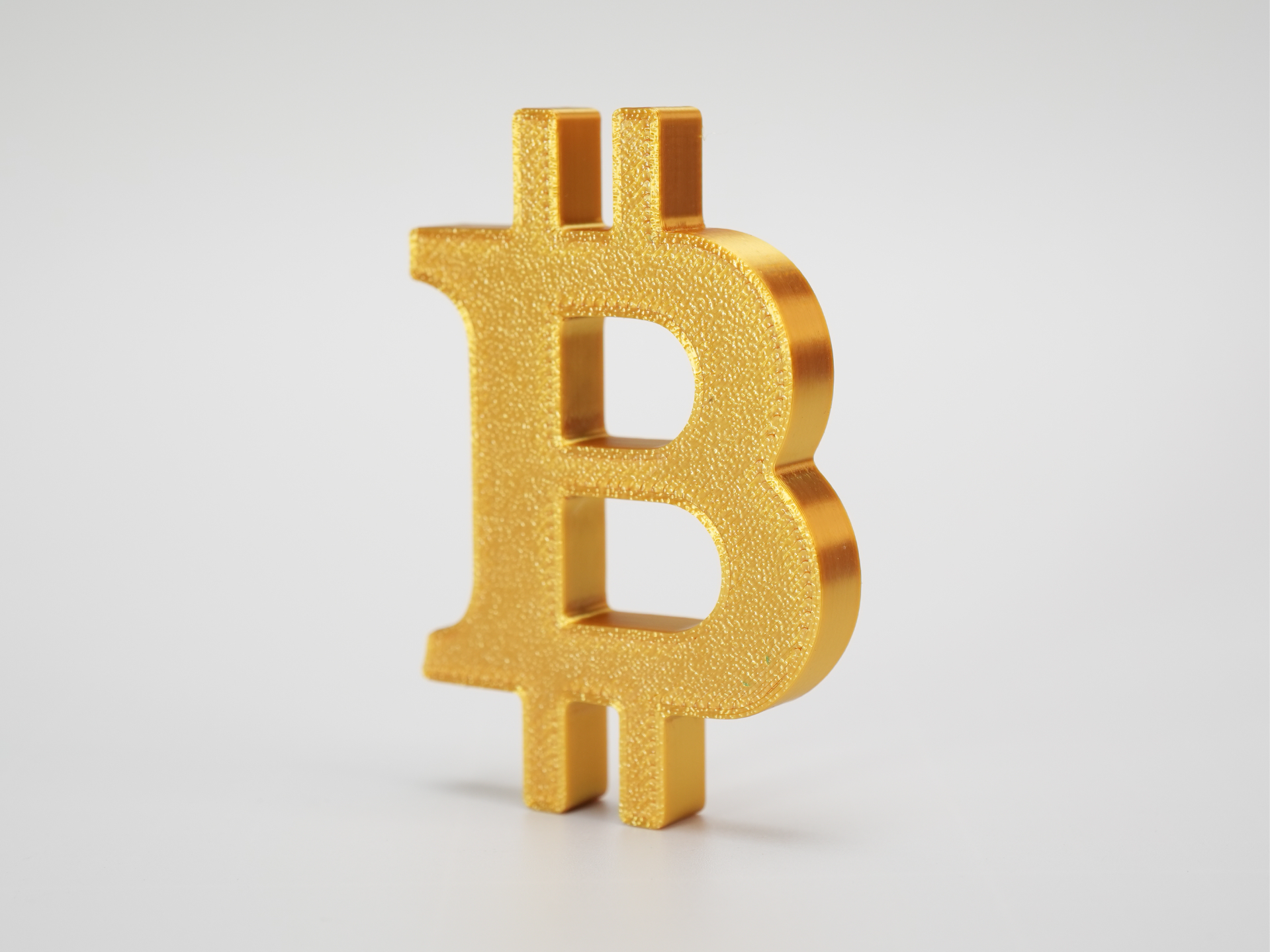 Bitcoin Crypto Logo | Decorative 3D Print