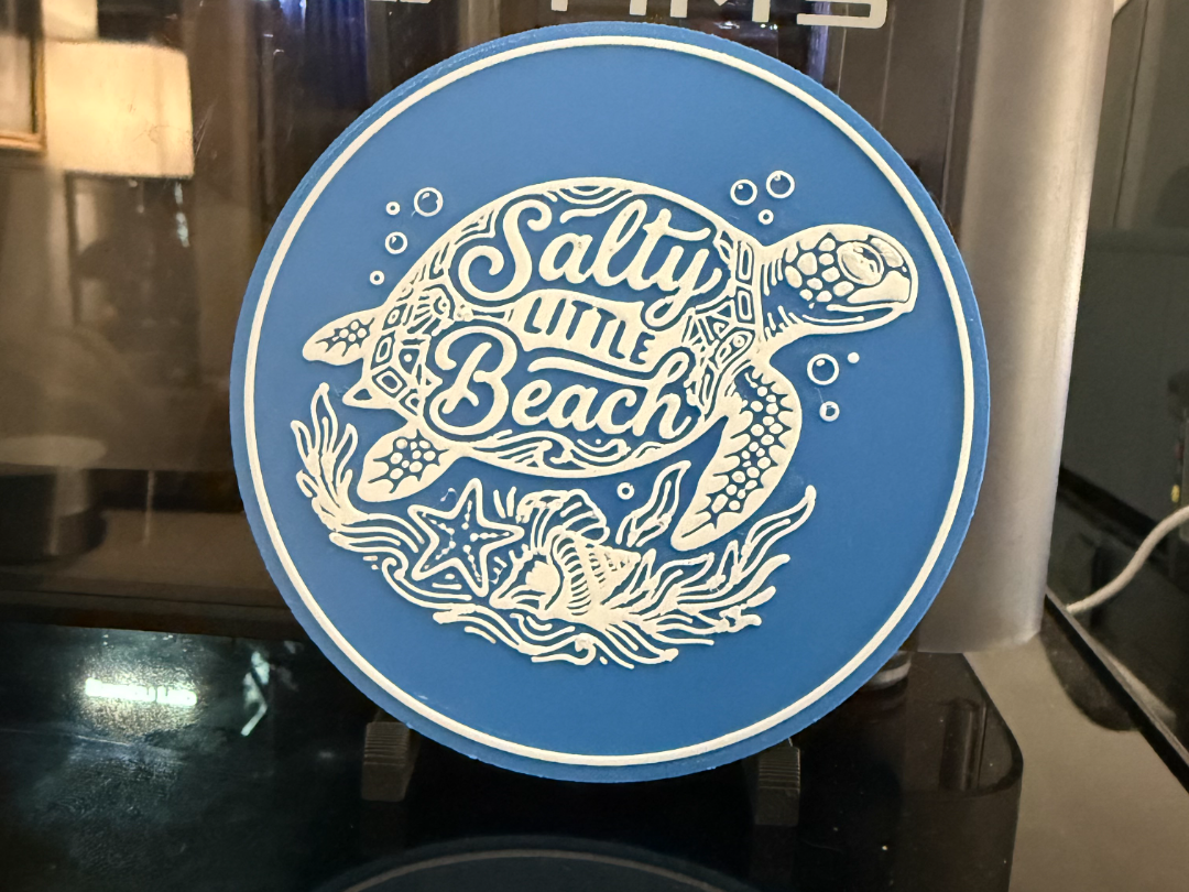 SALTY LITTLE BEACH TURTLE COASTER