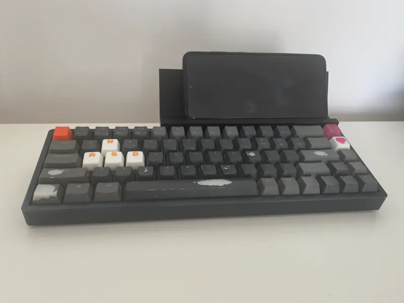 Keychron keyboard phone stand
