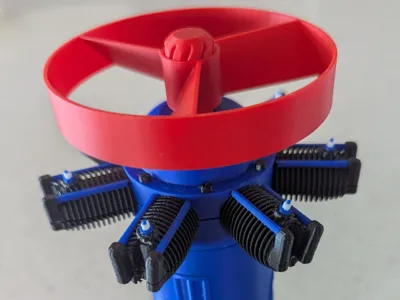 RADIAL ENGINE PROPELLER LAUNCHER