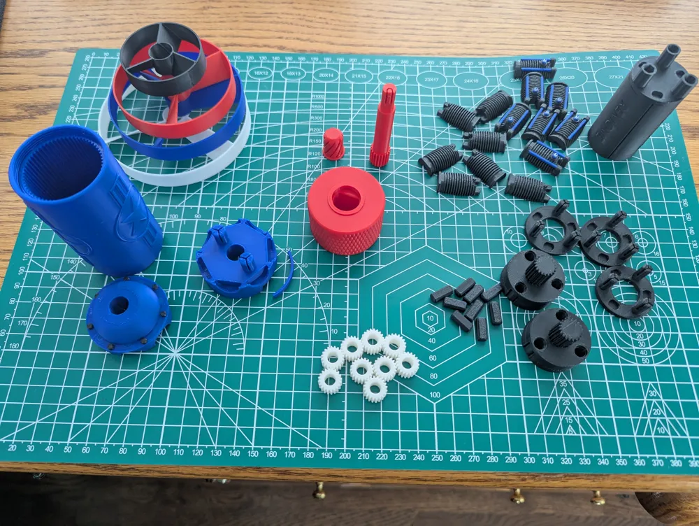 RADIAL ENGINE PROPELLER LAUNCHER - Free 3D Print Model - MakerWorld