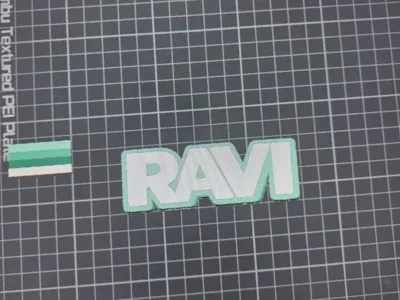 Ravi Name Keychain