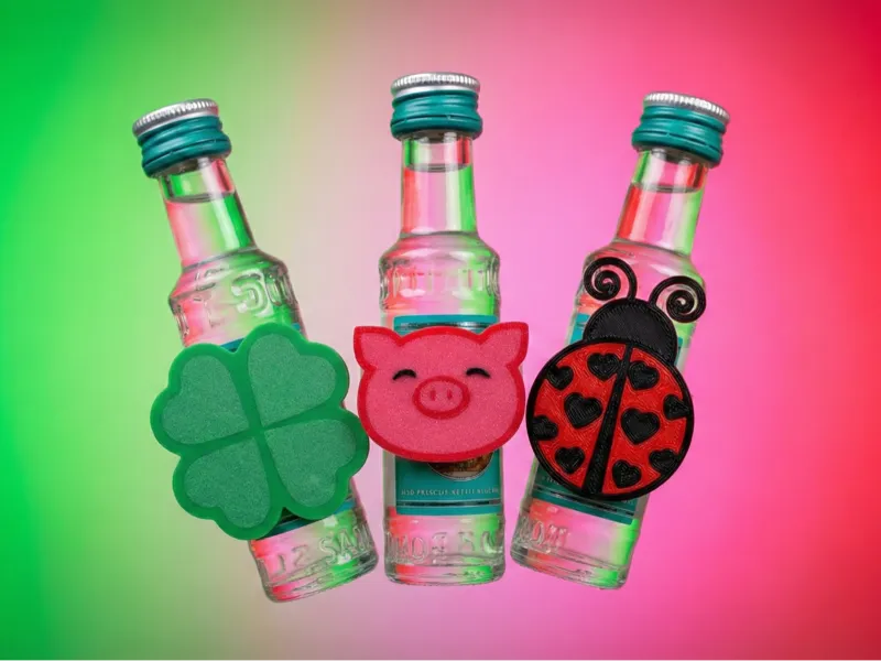Lucky Bottle Clips: New Year’s Party Decor