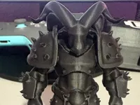 Figurine space marine tête de bouc — photo 2