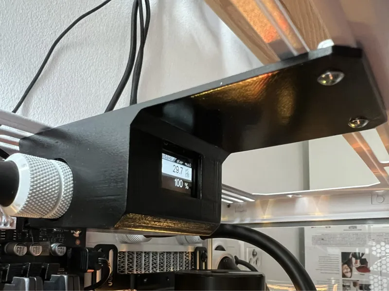 Aquacomputer high Flow NEXT 120 mm Fan Adapter