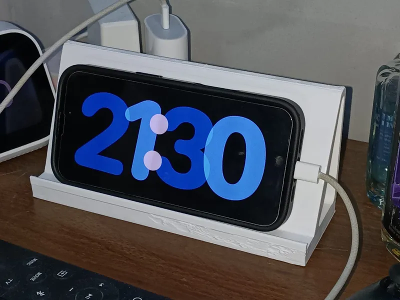 Minimalist Bedside Stand with Side Storage