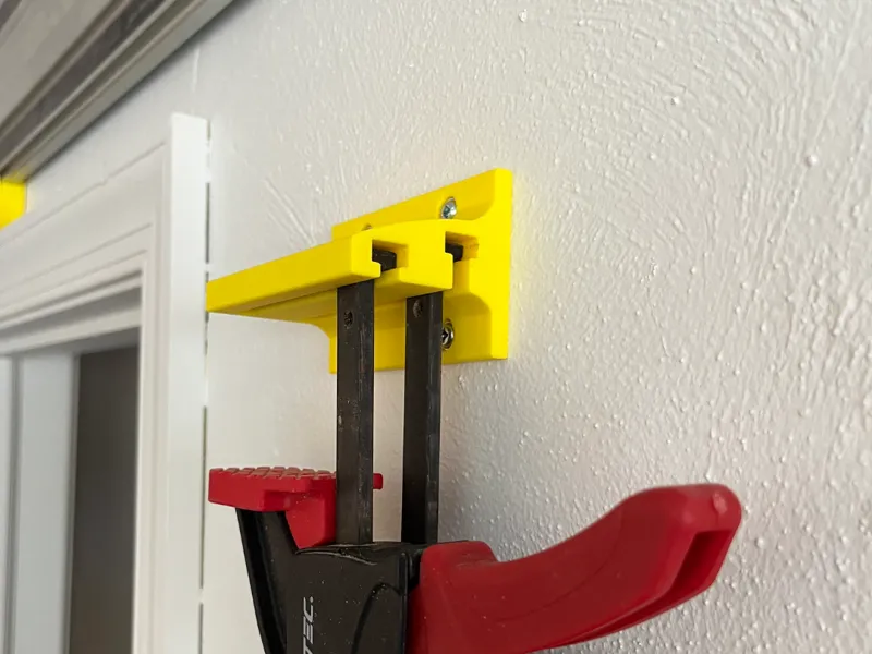 Track Saw Guide Rail Clamp Rack