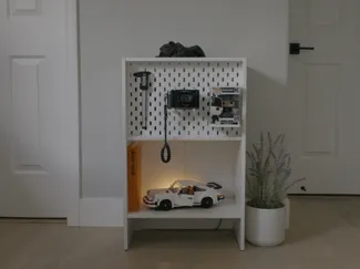 IKEA Bookcase Pegboard
