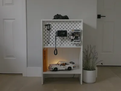 IKEA Bookcase Pegboard