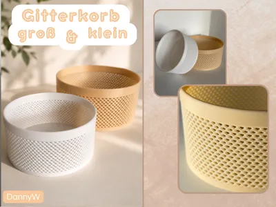 Large & Small Woven Basket