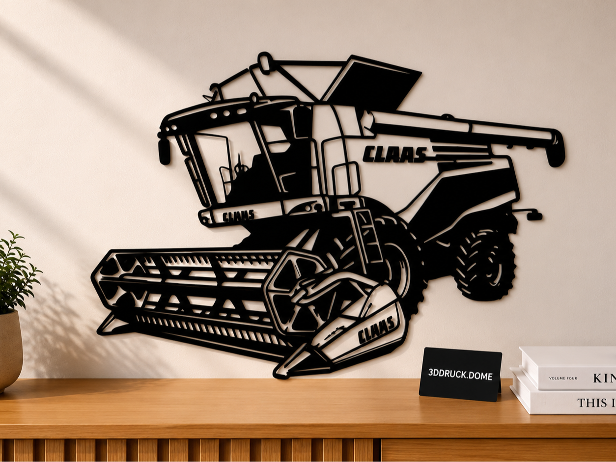 Claas Mähdrescher Silhouette