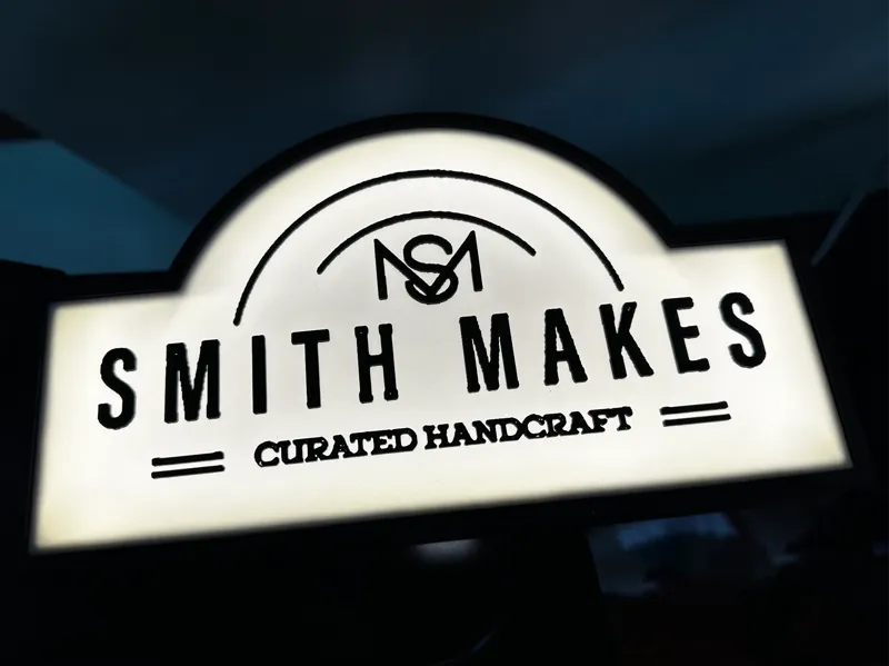 Smith Makes Lighted Sign