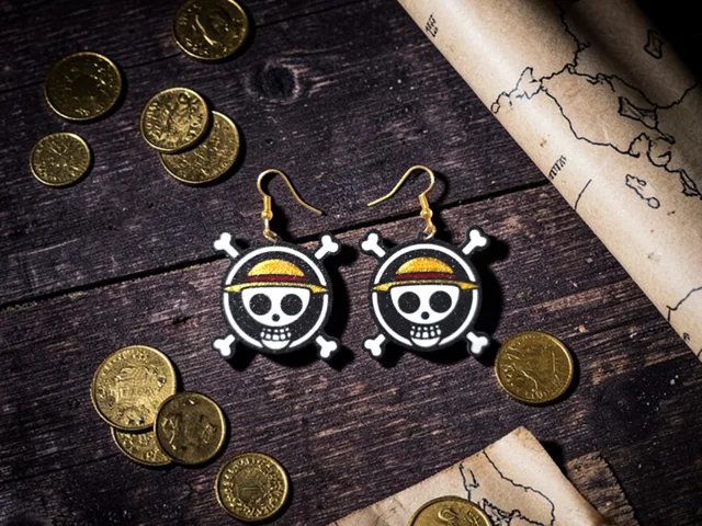 One piece earrings