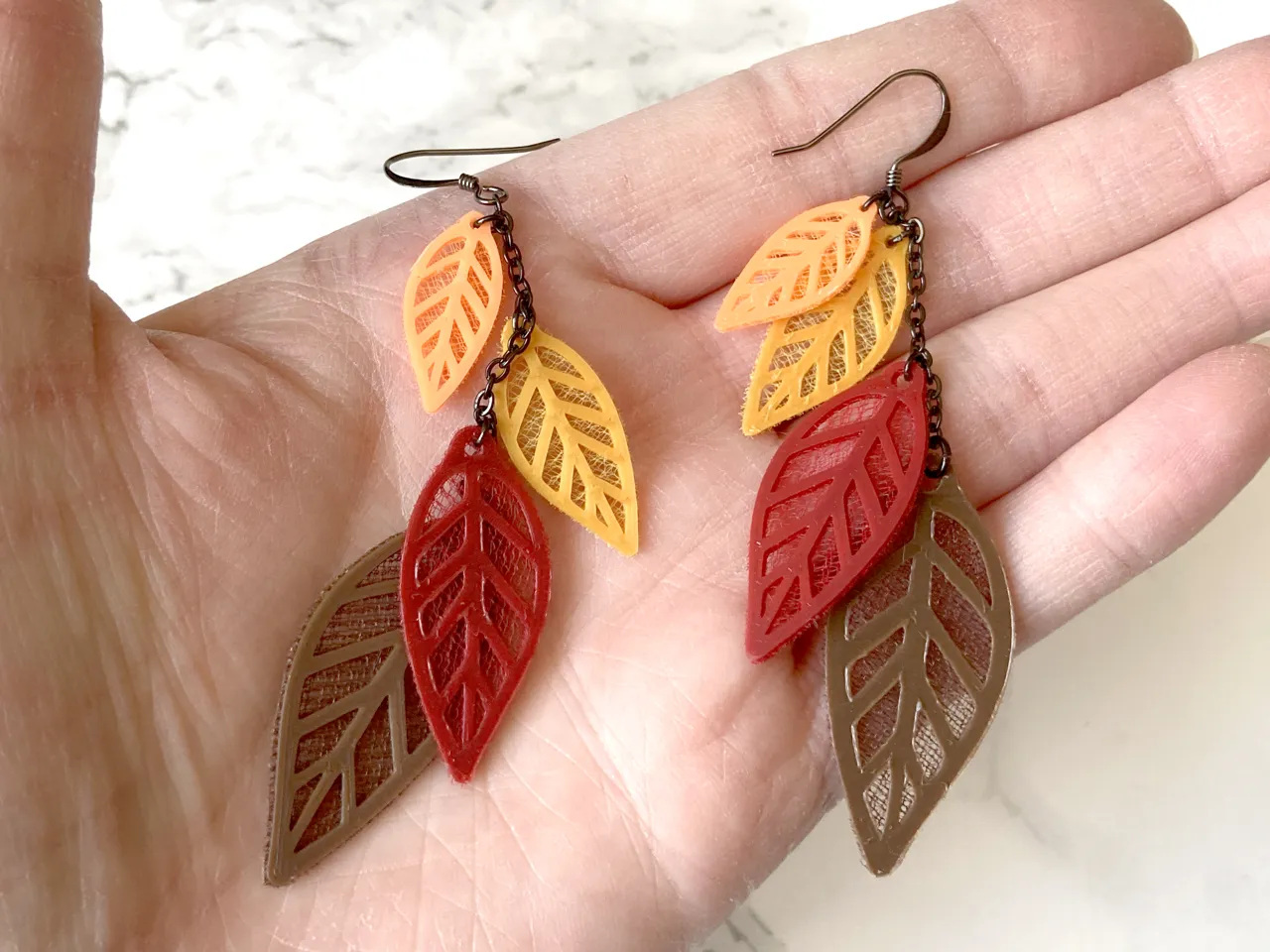 Falling Leaves Earrings view 4