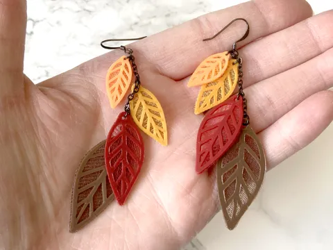 Falling Leaves Earrings view 4