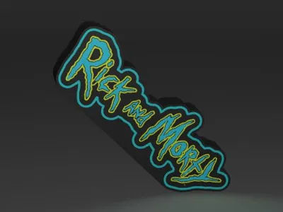 Rick and Morty Light box
