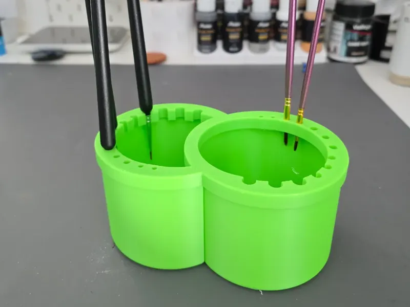 Pinselhalter Pinselreiniger einzeln und doppelt