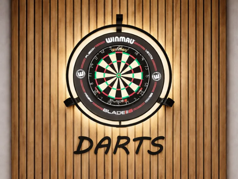 DARTS Schriftzug Deko