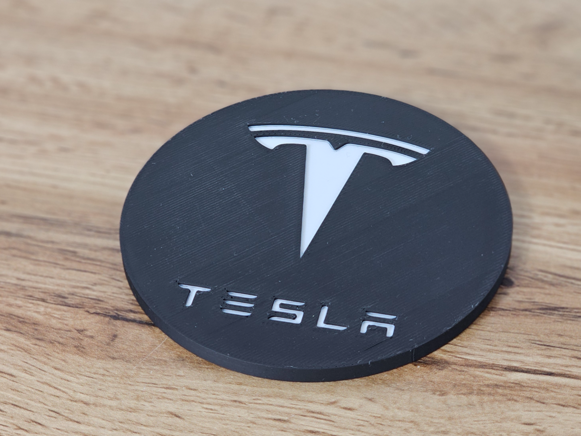 Tesla Logo Untersetzer