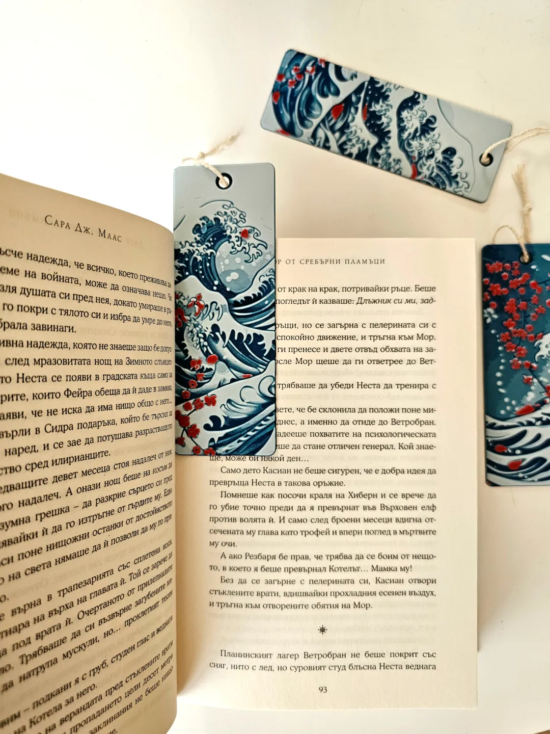 "Cherry Blossom Tide" - Bookmarks Set view 4