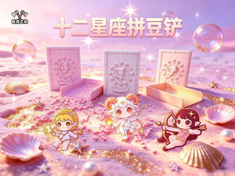 巨斧工坊GIFLAB十二星座15道拼豆铲（火象星座）