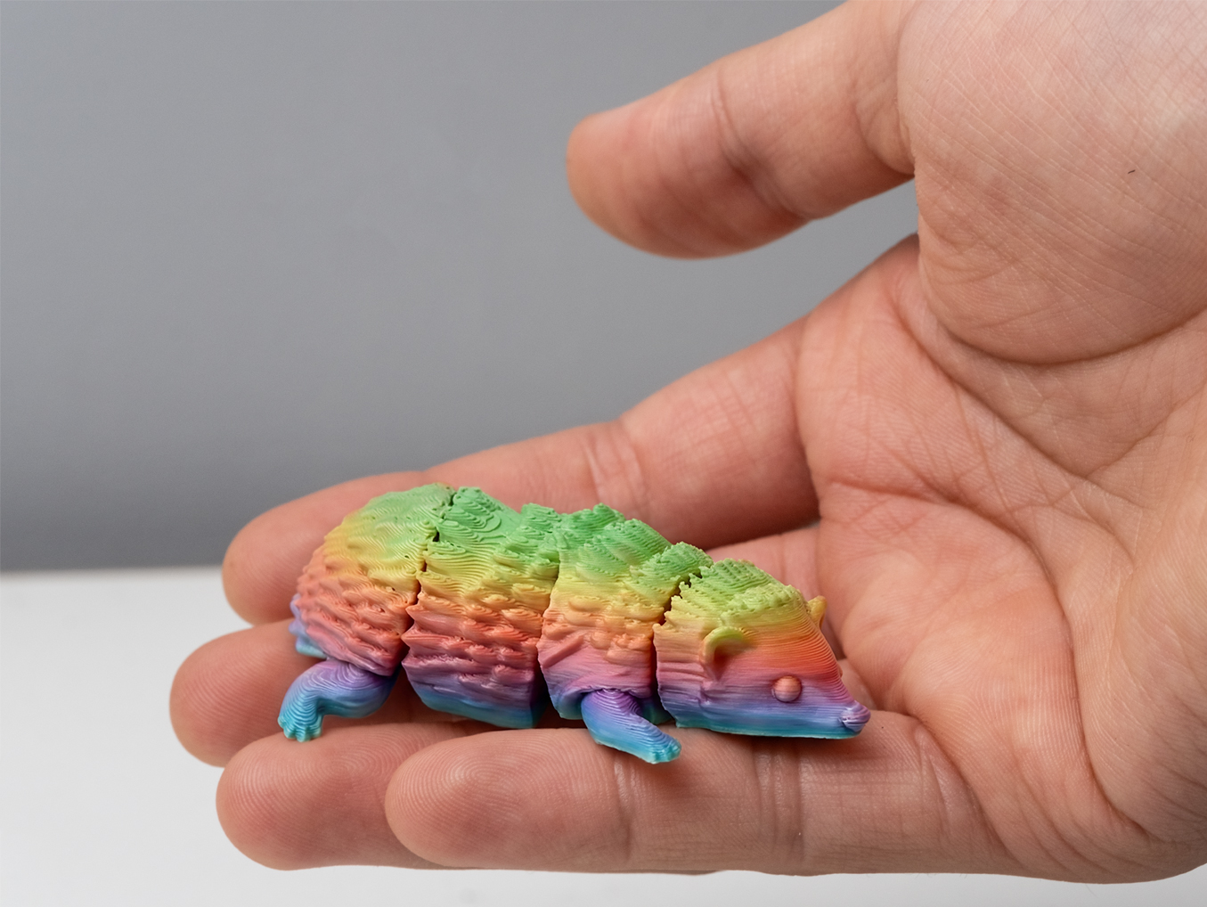Miniatura 2 do modelo 3D Flexi Hedgehog - Articulated