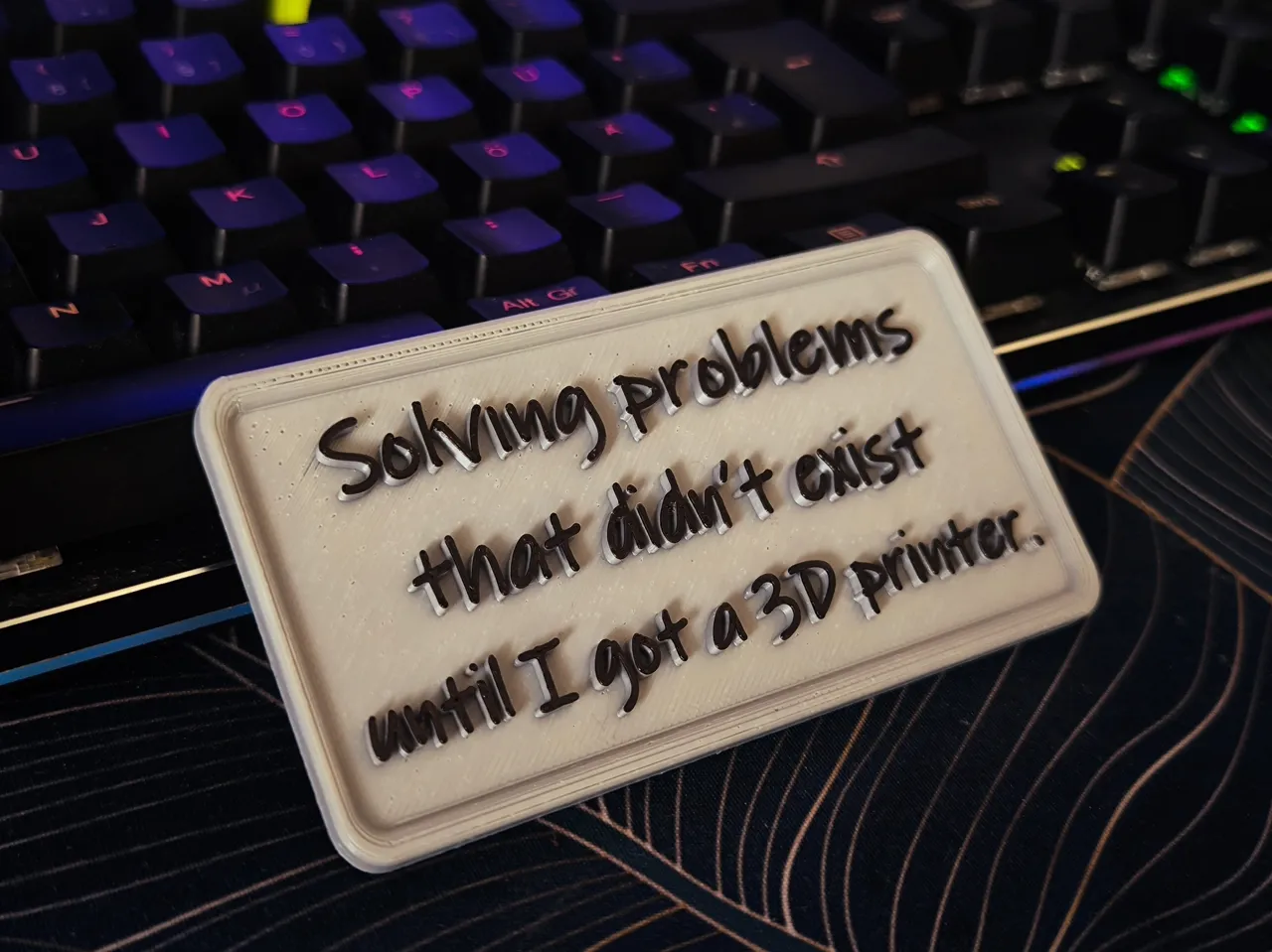 Solving problems that didn’t... sign / Schild view 3