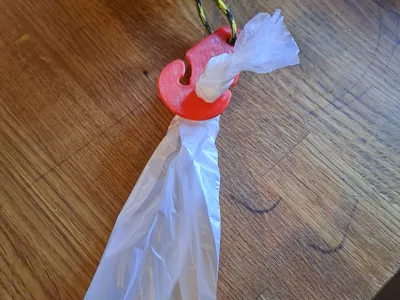 Dog poopbag hook