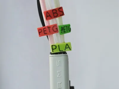3D Filament Tube Labels for AMS & MMU, etc.