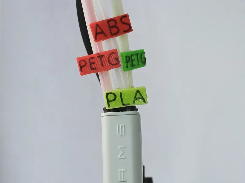 3D-Filament-Tube Labels für AMS & MMU, etc.