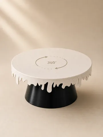 Accesorio para impresora 3D: Rotating Cake Stand - 4 Printer Sizes — vista de referencia 2