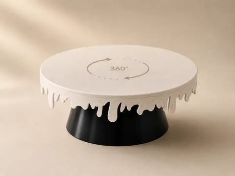 Accesorio para impresora 3D: Rotating Cake Stand - 4 Printer Sizes — referencia de MakerWorld