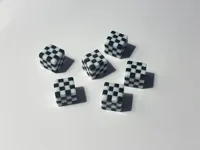 6x cube beads 0.2mm layer, 2 walls, 0% infill, 3mm hole size