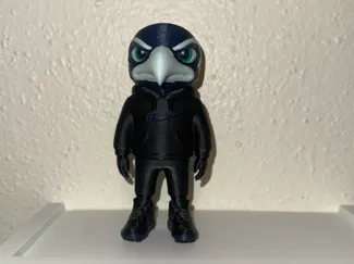 Seahawks Blitz Urban Mascot Blacked Out Nike Drip