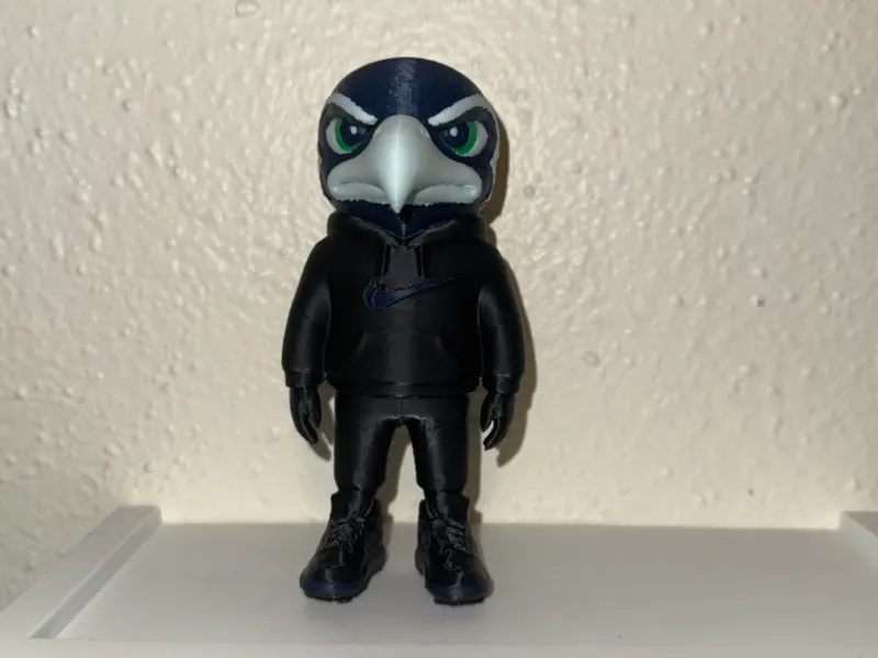 Seahawks Blitz Urban Mascot Blacked Out Nike Drip
