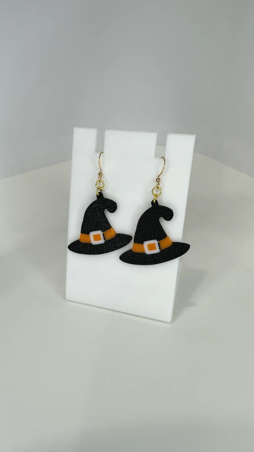 Witches Hat Earrings view 2