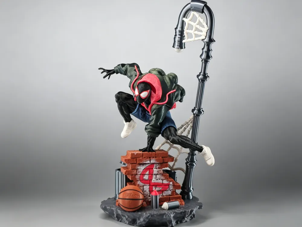 Accesorio para impresora 3D: 【NO AMS】Spider-Man（Miles Morales）蜘蛛侠迈尔斯. Referencia del modelo original.