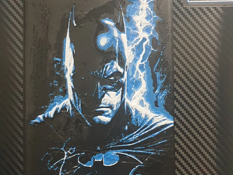 Batman  hueforge painted final 