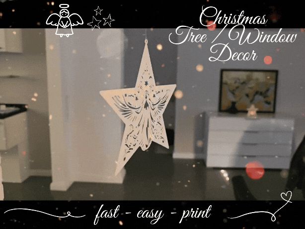 Christmas Tree / Window Decor " Angel "