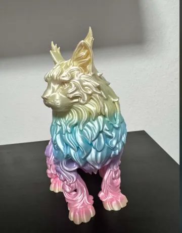 Figura decorativa: Ornamental Filigree Maine Coon Cat — vista de referencia 4