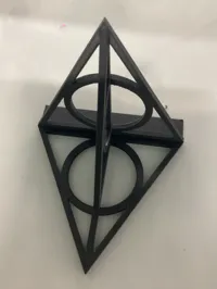 Support à livre logo Reliques de la Mort Harry Potter — photo 2