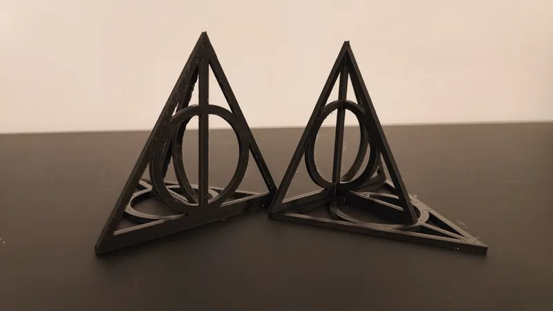 Harry Potter Bookholder deathly hallows logo