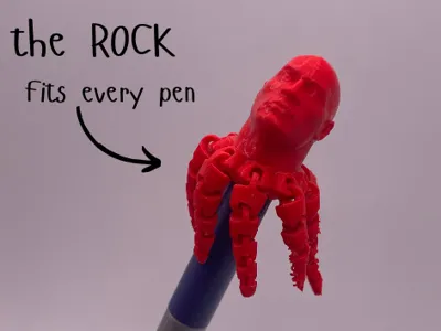 Rocktopus pencil topper