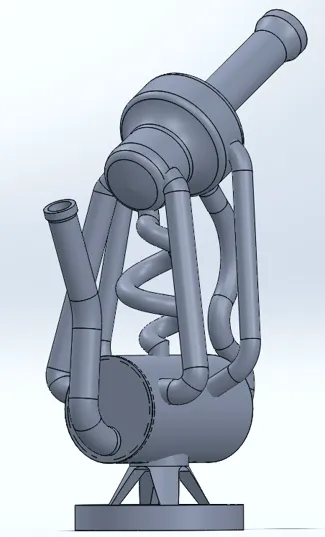 Spiral Recycler Bong