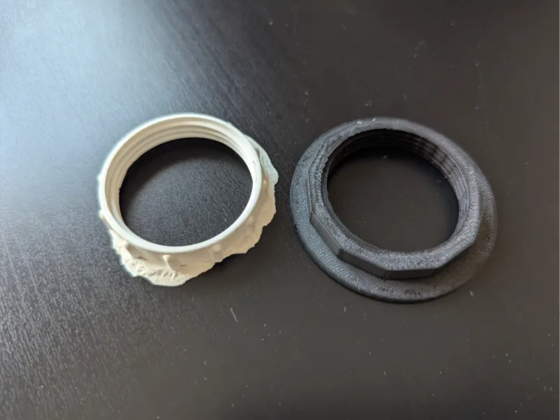 Stehlampe Schraubsicherung für Lampenschirm, 39 mm