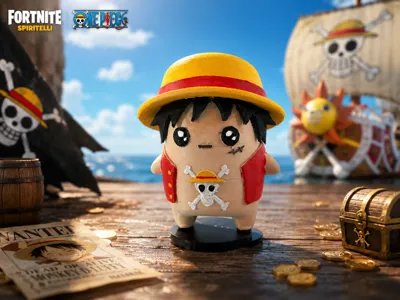 Fortnite Spirit x One Piece – Pirate Chibi Figure