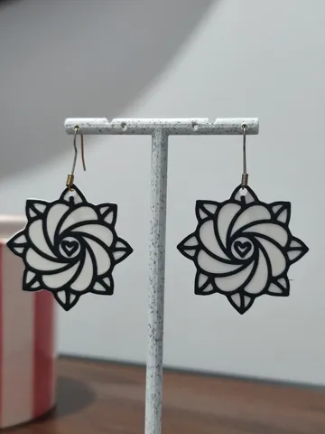 Pendientes: Aretes Espiral de Pasión — vista de referencia 4