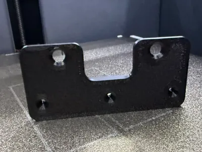Furniture door hinge reinforcement