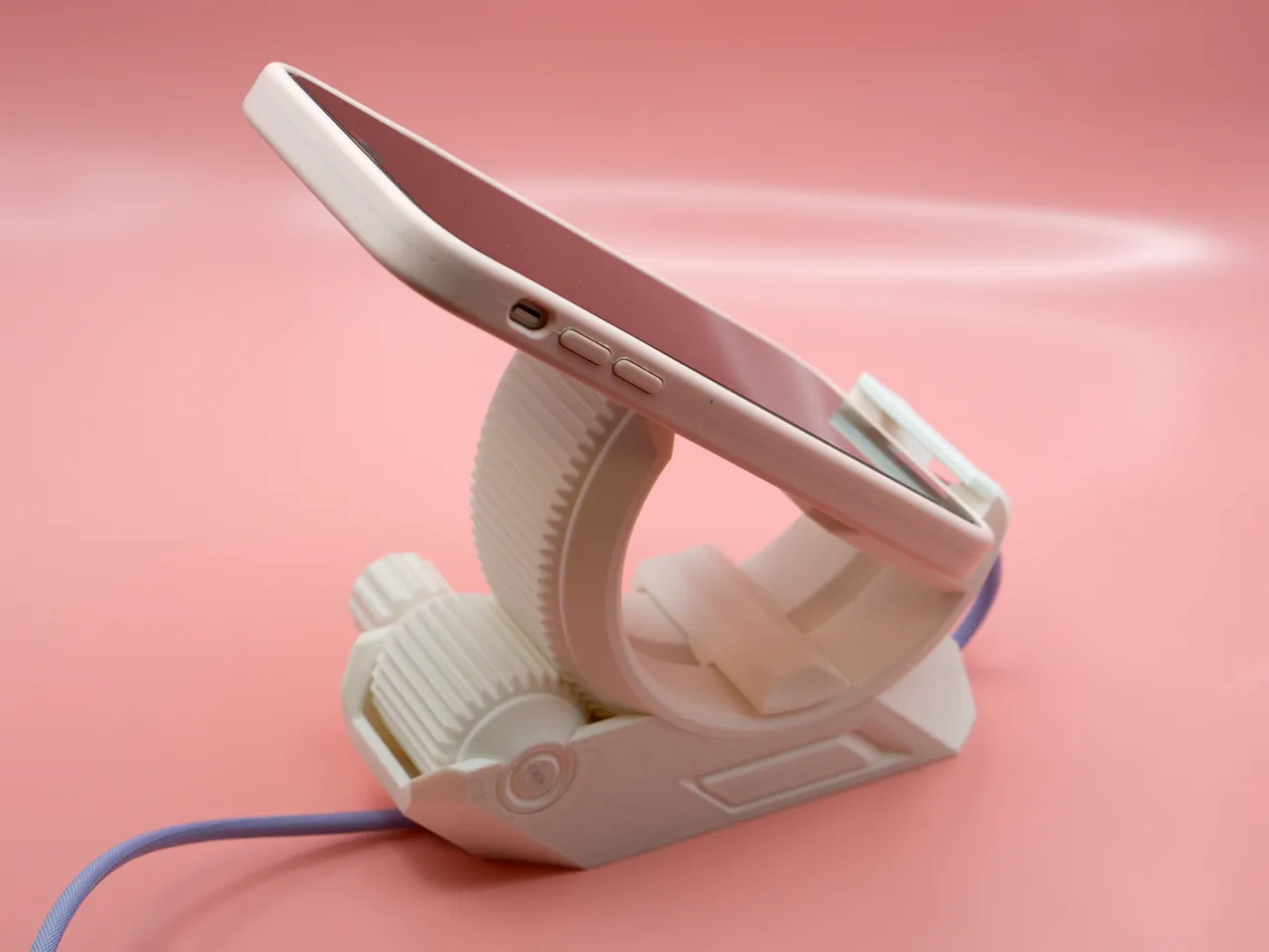 Gear Phone Stand by Pork3D.com view 4